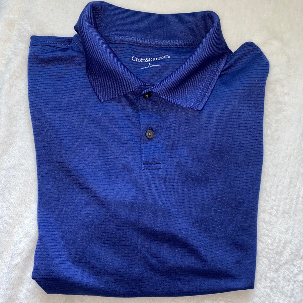 Large Navy Blue Golf Polo